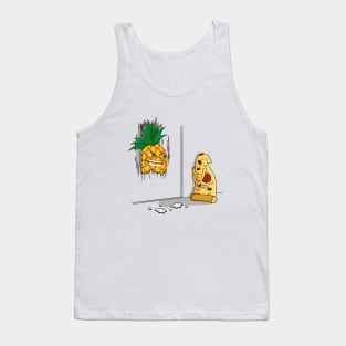 Crazy pineapple and pizza Tank Top